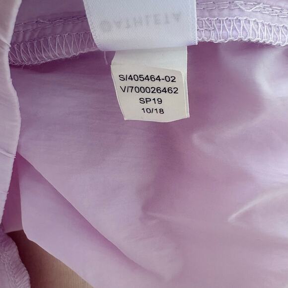 Athleta Dispatch Anorack Jacket Med Purple Hooded Nylon Pullover Boxy Athleisure - Picture 8 of 12